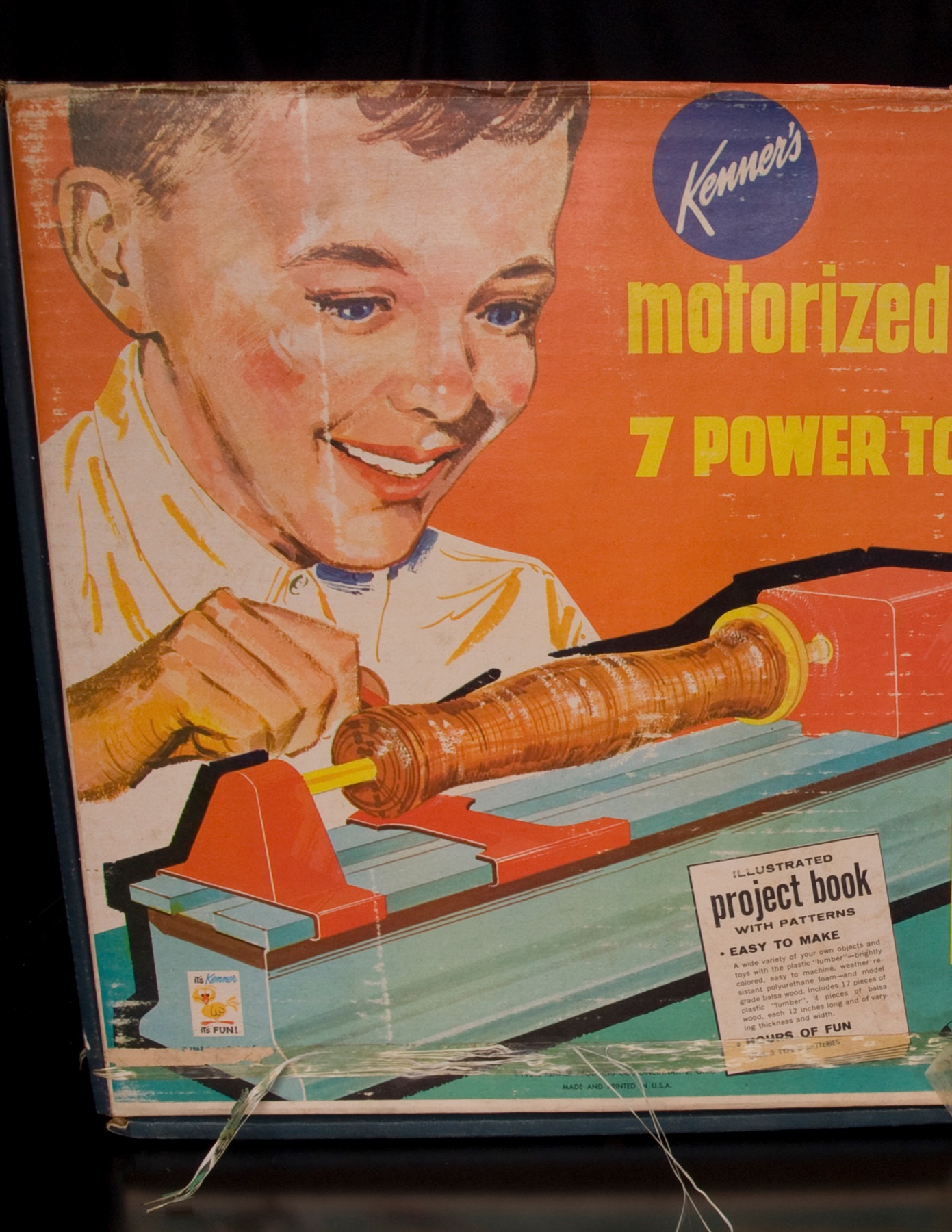 Kenner Motorized 7 Power Tools box