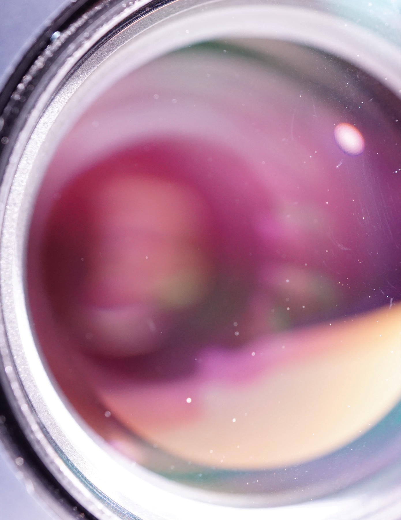 Camera lens, close up