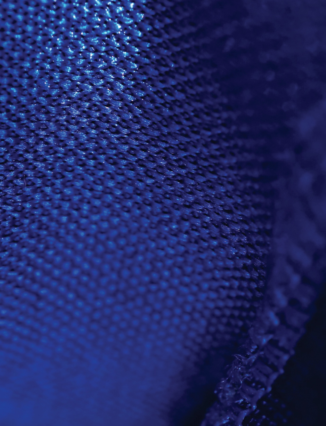 Blue woven fabric