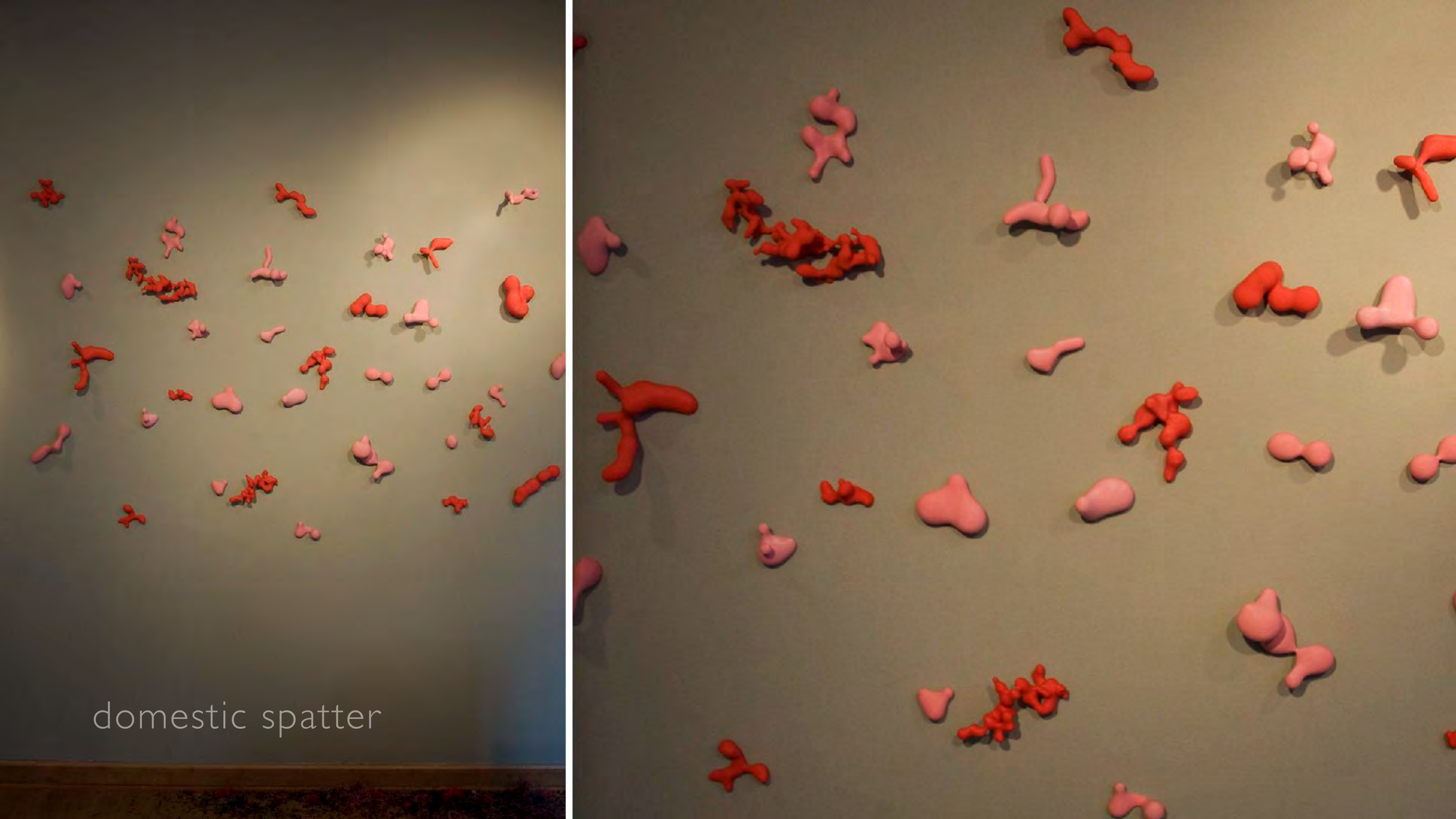 domestic spatter — 3D printed fluid forms