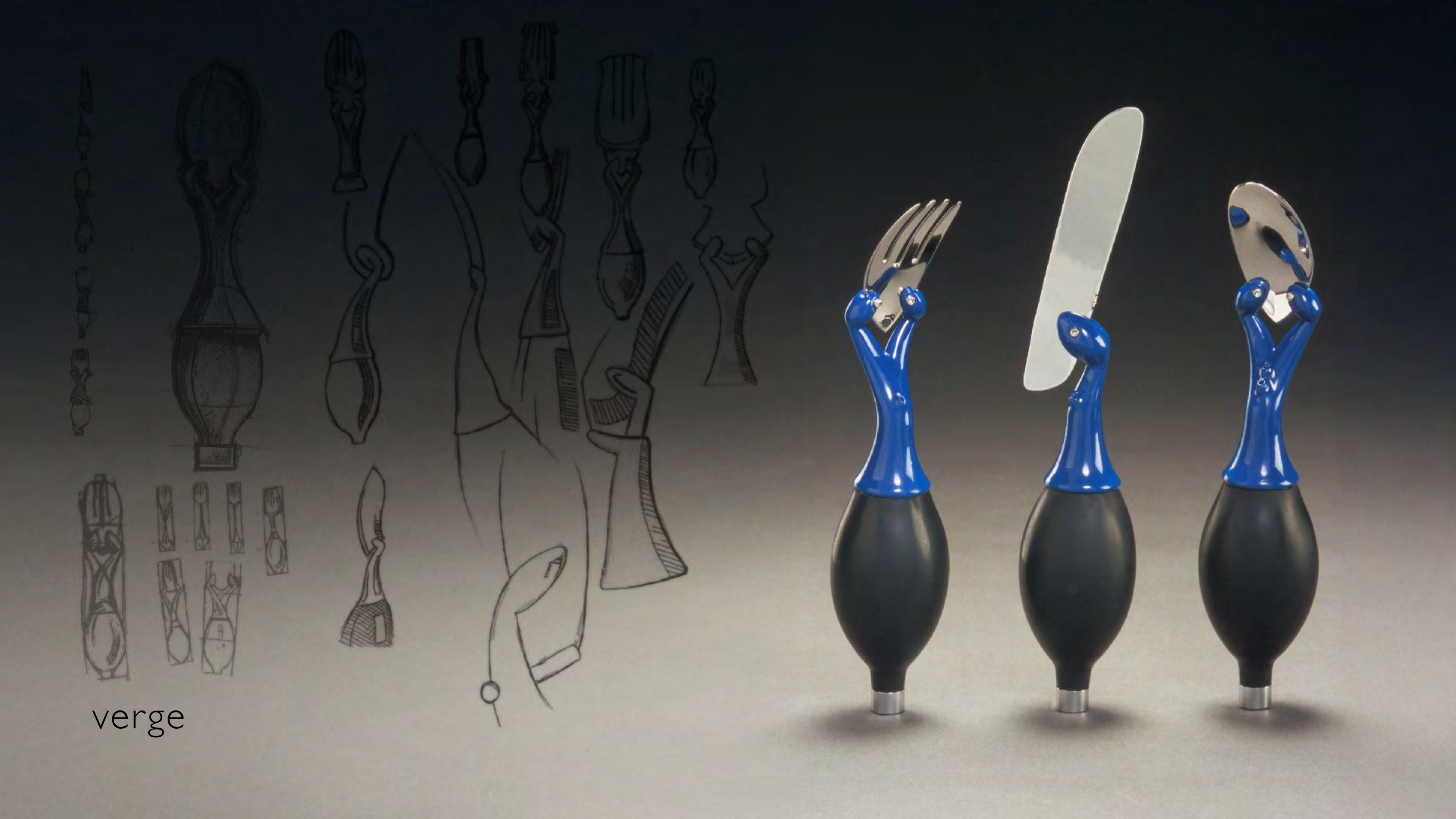 verge — volumetric flatware