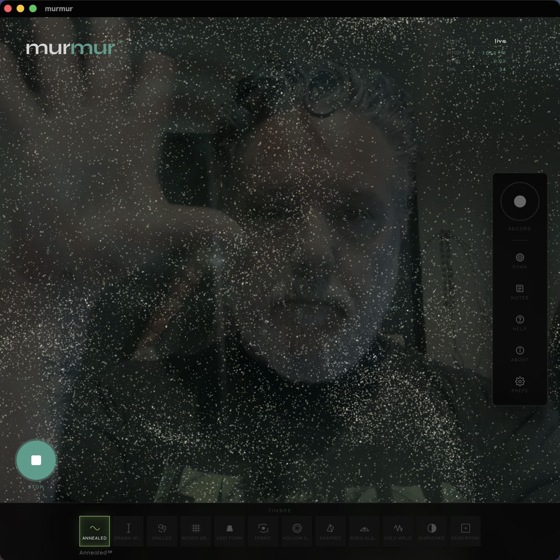 murmur full field with grain layer dense