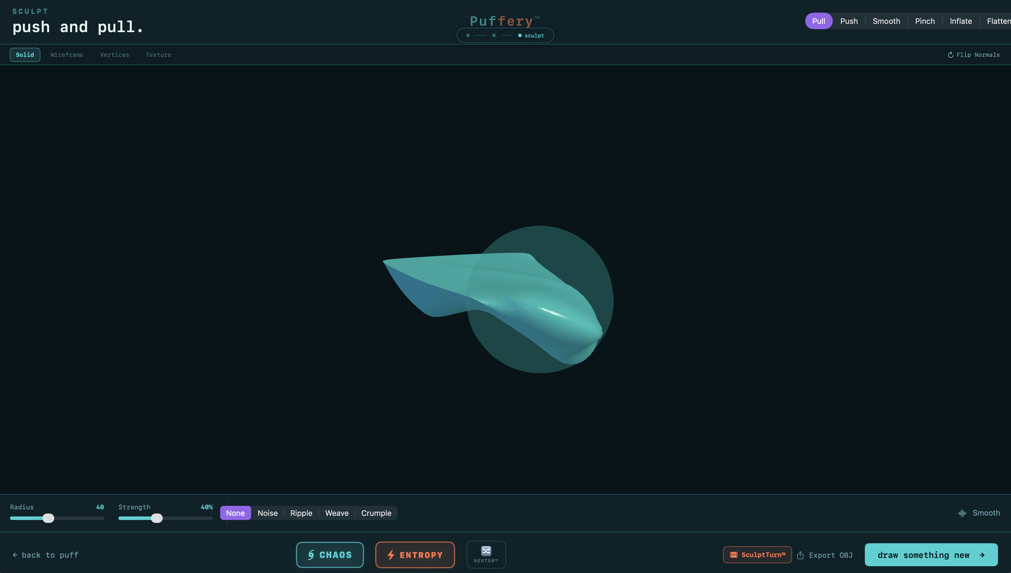 Puffery screenshot