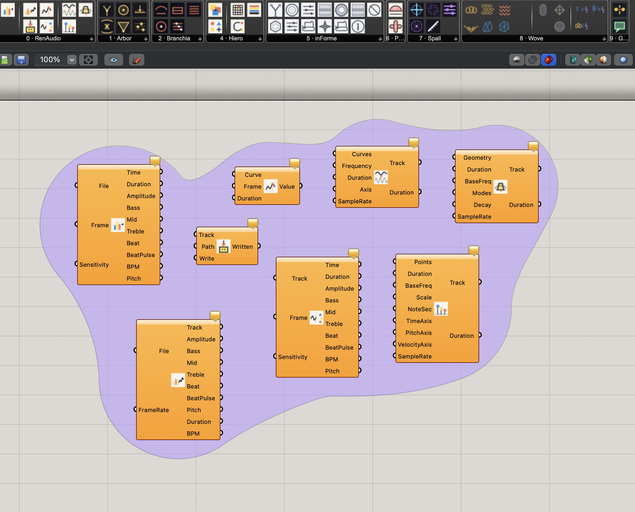 RenAudio — eight components in the Renato/0 · RenAudio subcategory