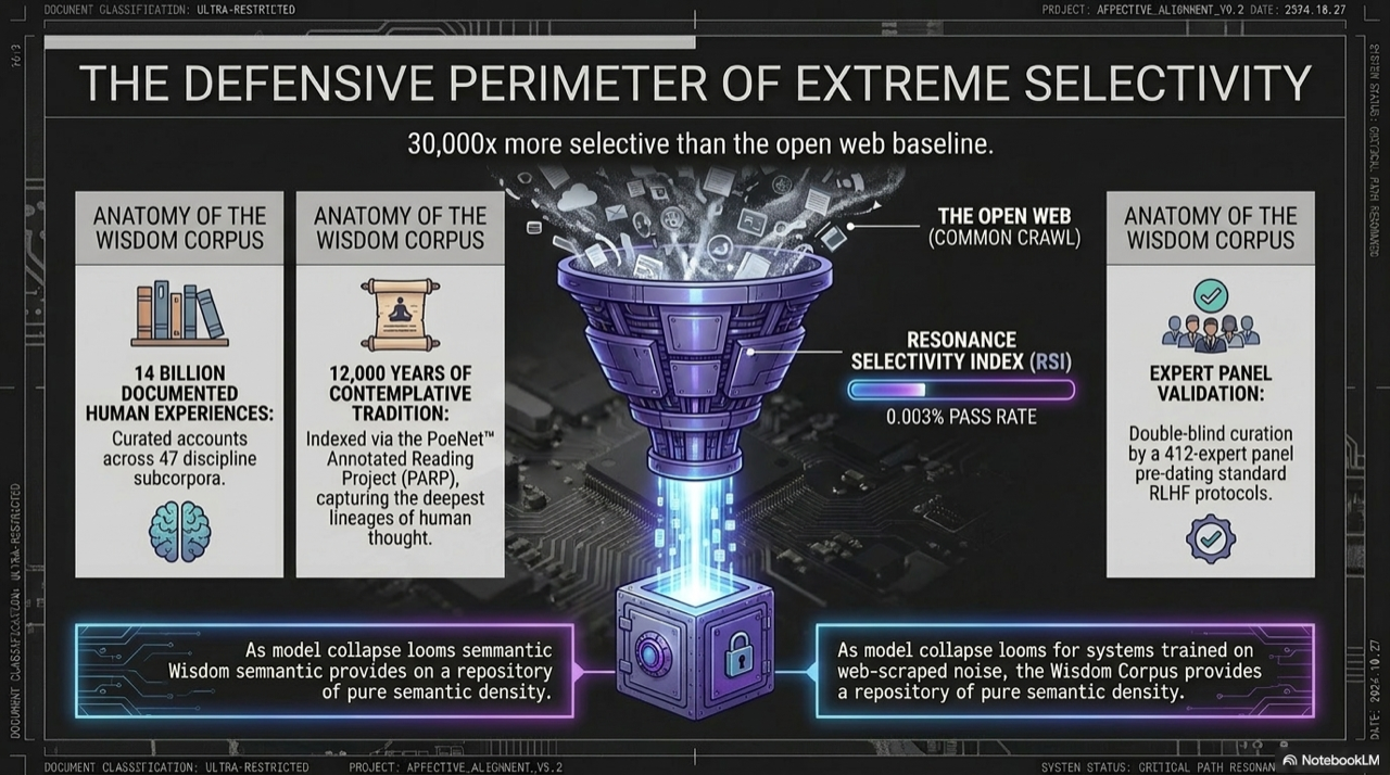 Resonance objective L_R formalized as a three-term equation — log-likelihood, KL teacher distribution, mutual-information bonus