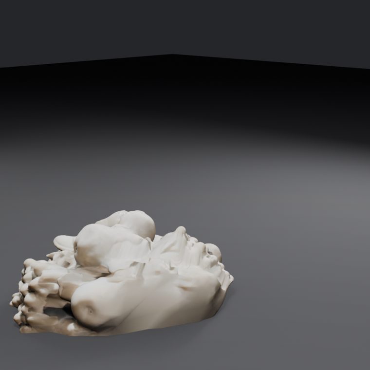 marble corbel scan